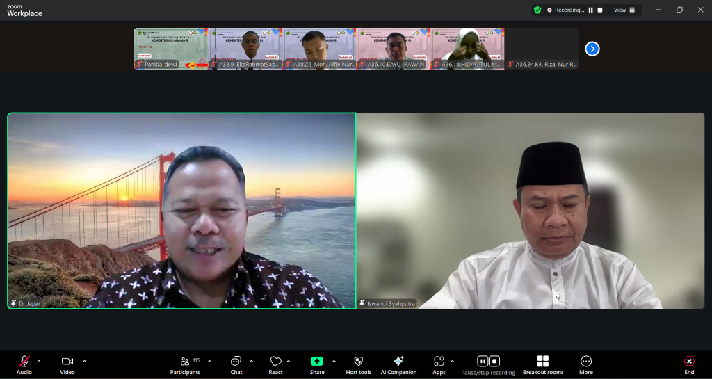 Iswandi Syahputra Tekankan Hakikat Kepemimpinan ASN Kemenag: Melayani, Bukan Memerintah