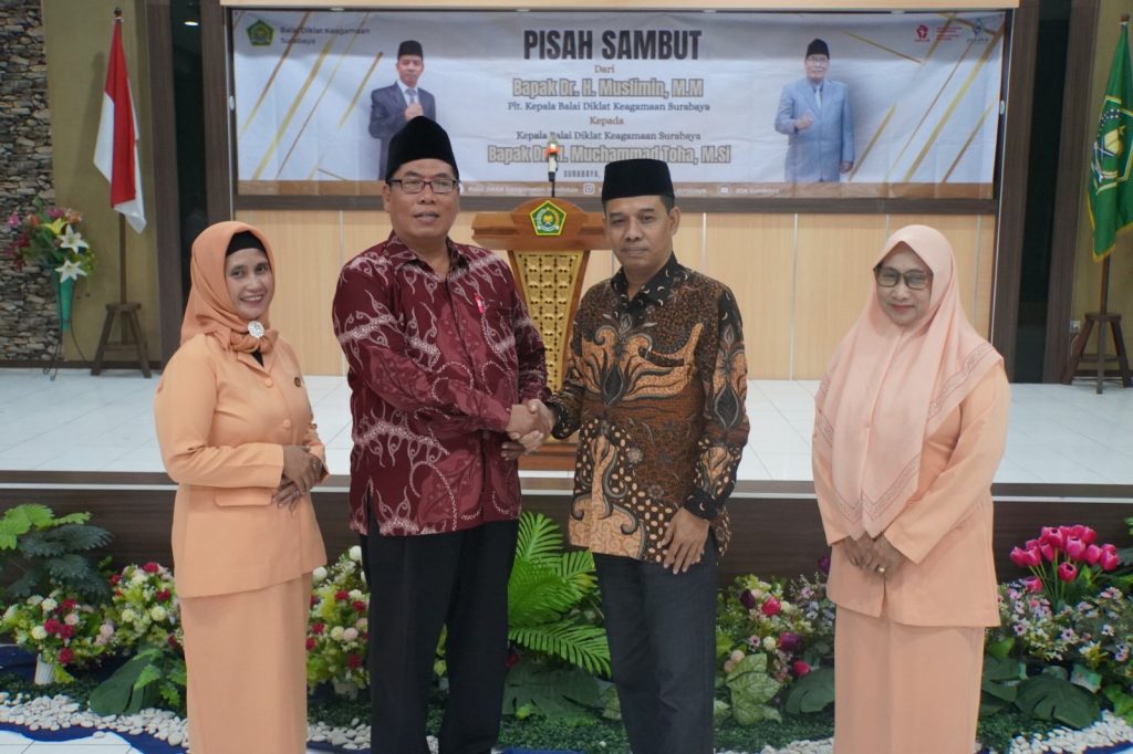 Pisah Sambut Kepala BDK Surabaya: Dari Kepemimpinan Dr. Muslimin ke Dr. Toha, Pengalaman Panjang untuk Masa Depan Lembaga